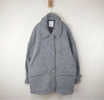 스픽앤스팬 하운드투스 울 오버 사이즈 코트 자켓