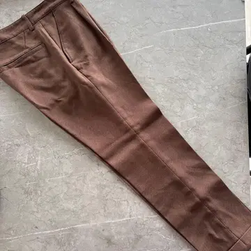 MR. OLIVE 브라운 슬랙스 XS