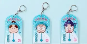 닌타마 란타로 최강의 군사 로손 콜라보 아크릴 키링 3개 세트