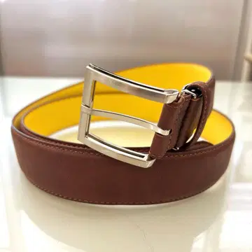 새상품 람보르기니 벨트 브라운