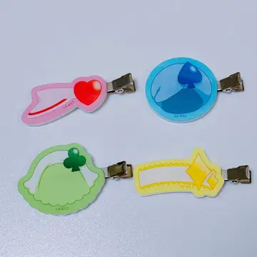 수호캐릭터 헤어 클립