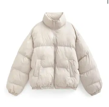 스탠드 카라 숏 기장 다운 자켓[dk1342]