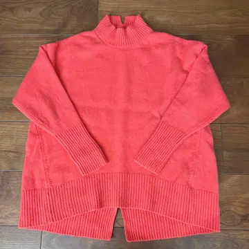 UNFILO [세탁 가능] 울 캐시미어 하이넥 니트