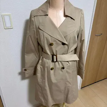 [새상품급] lesmuse 코트 취업활동 트렌치코트 베이지