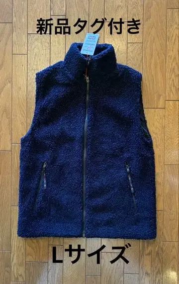 택 포함 새상품 ORIGINAL 플리스 베스트 네이비 L 사이즈