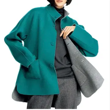 다마 컬렉션 태즈메이니아 램스울 리버서블 코트 3L