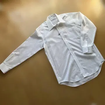 FULL MARK 화이트 드레스 셔츠