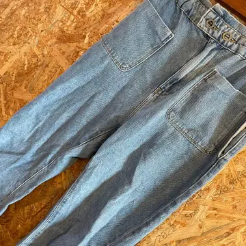 AE9239 ZARA 데님 팬츠 라이트 블루 여성용 26 네이비