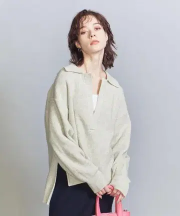 BEAUTY&YOUTH 스키퍼 니트 롱 슬리브 풀오버