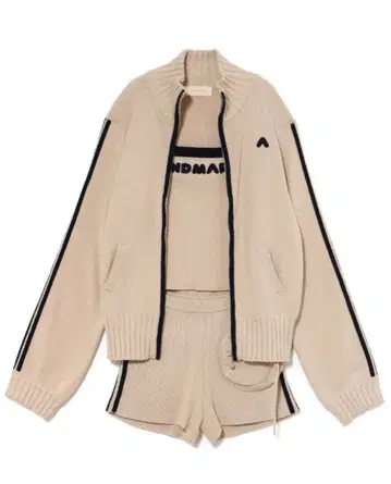 ANDMARY Zoe 풀 집업 세트 베이지