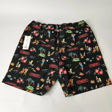 택 포함 미사용 새상품 V12 x LEON 콜라보 숏팬츠