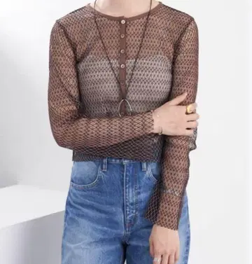 SHENERY 시너리 가디건 브라운 F