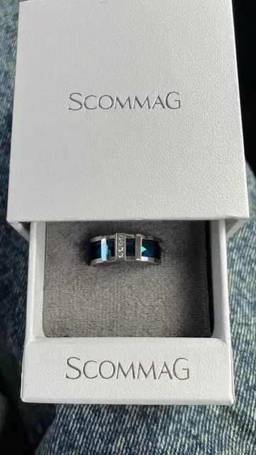 SCOMMAG BLESS 커팅 반지 인사이드 아웃 프레임 반지
