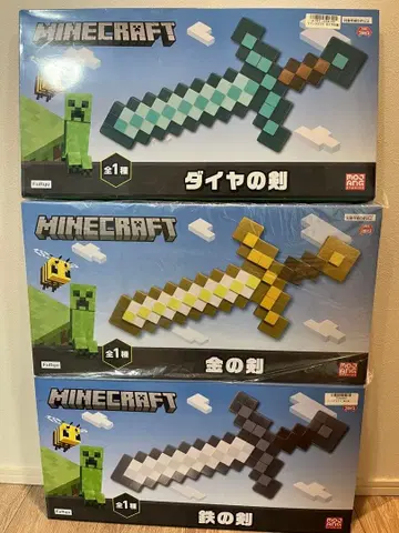 Minecraft 마인크래프트 다이아몬드 검 금 검 철 검