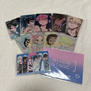 에이리언 스테이지 자유 무대 보보 시리즈 트레이딩 카드 포토 카드