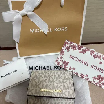 새상품급 MICHAEL KORS 마이클코어스 3단 폴더형 컴팩트 지갑