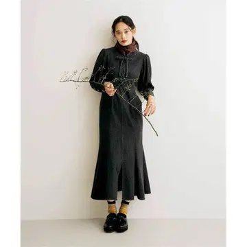 mede19F 앤티크풍 데님 원피스