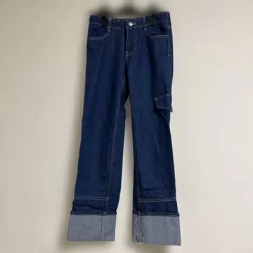 ZARA 백 포켓 페인터 데님