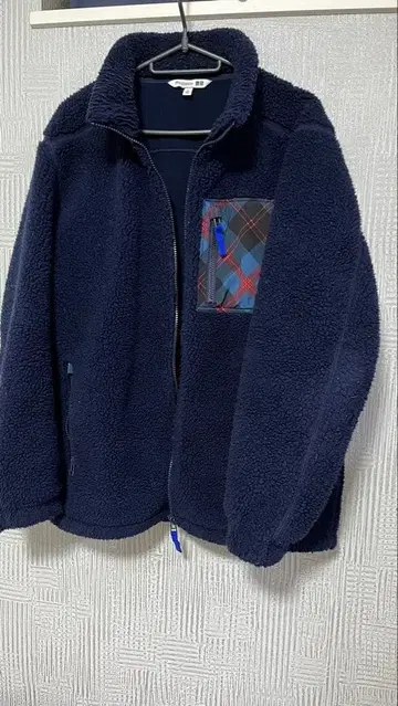 유니클로 JW ANDERSON 플리스 자켓 L 네이비