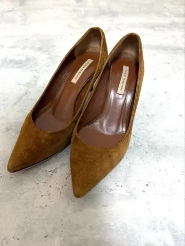 파비오 루스코니 스웨이드 펌프스 스틸레토 이탈리아제