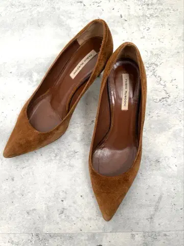 파비오 루스코니 스웨이드 펌프스 스틸레토 이탈리아제