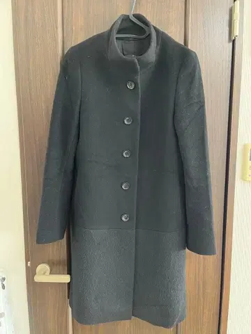 ICB 블랙 롱 코트 USA 4 온워드