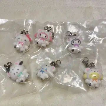 산리오 포근포근 스노우 마커 액세서리 전 6종 컴플리트