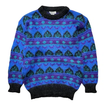 USA 구제 의류 갤러거 빈티지 모헤어 디자인 니트 스웨터