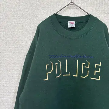 미국 빈티지 의류 맨투맨 자수 로고 빈티지 L 3215