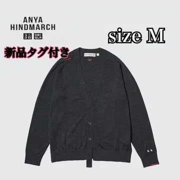 ANYA HINDMARCH UNIQLO 가디건 M 택 포함 새상품