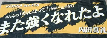 우치다 마아야 마아야타비 한정판 타월