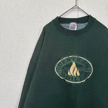 프룻 오브 더 룸 맨투맨 자수 육중한 미국 빈티지 의류 XL 3214