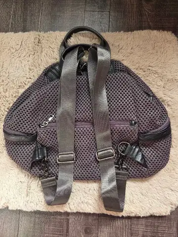 그레이 메쉬 숄더백