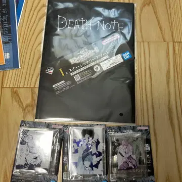 제일복권 DEATH NOTE 아크릴 스탠드 클리어 파일 세트