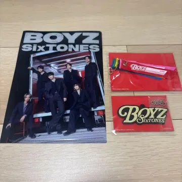 SixTONES BOYZ 특전 3종 세트