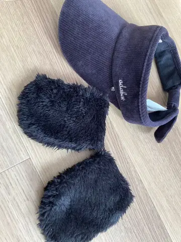 adabat 블랙 바이저 귀도리 포함