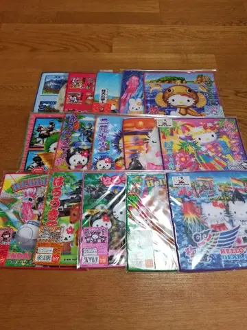 헬로키티 미야기 한정판 지역 한정판 지방 한정판 미니 타월 15개 세트