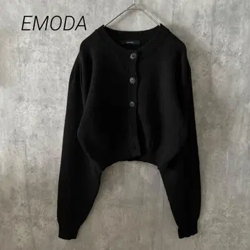 EMODA 블랙 버튼 가디건, 고급