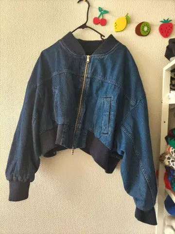 데님 블루종 M 사이즈 ZARA