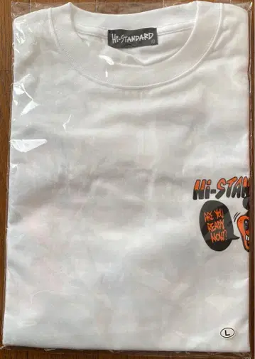 Hi-STANDARD T셔츠 TM paint L 화이트 미착용 새상품