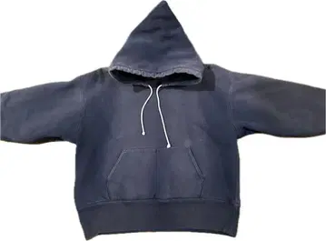 XXDEVELOPMENT NASVY 더블 페이스 후드티 네이비