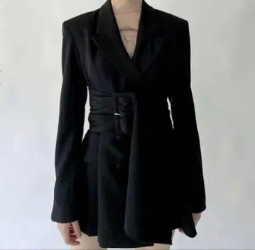 melt the lady thick belt jacket onepiece