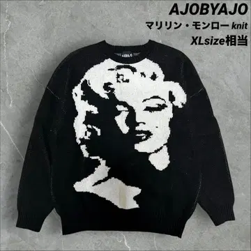 [ 컨디션 최상 ] AJOBYAJO 마릴린 몬로 두툼한 니트 스웨터