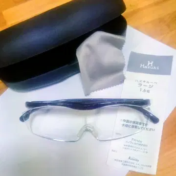 [ 새상품급 ] 하즈키 루페 라지 1.6배 클리어 렌즈 퍼플
