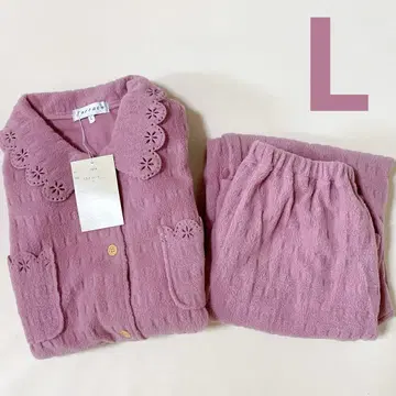 Terrace 룸웨어 셋업 L 사이즈 따뜻한 소재 핑크