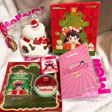 mellojoy 크리스마스 스퀴즈 눈 달마 아크릴 스탠드 포함