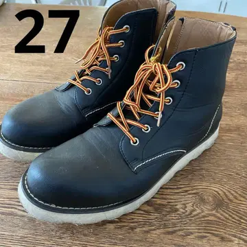 리차드 스미스 남성용 부츠 사이드 지퍼 27cm 블랙 경량