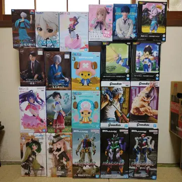 드래곤볼, 원피스, 기타 여러 피규어, 미개봉품 21개 상자 세트