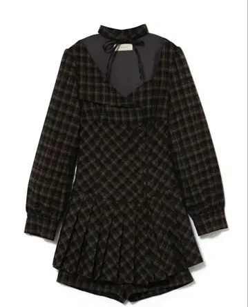 andmary Renon pleats mini dress