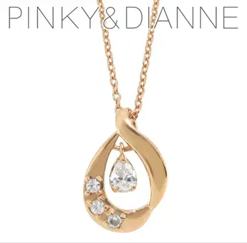 PINKY&DIANNE 드롭 모티브 목걸이